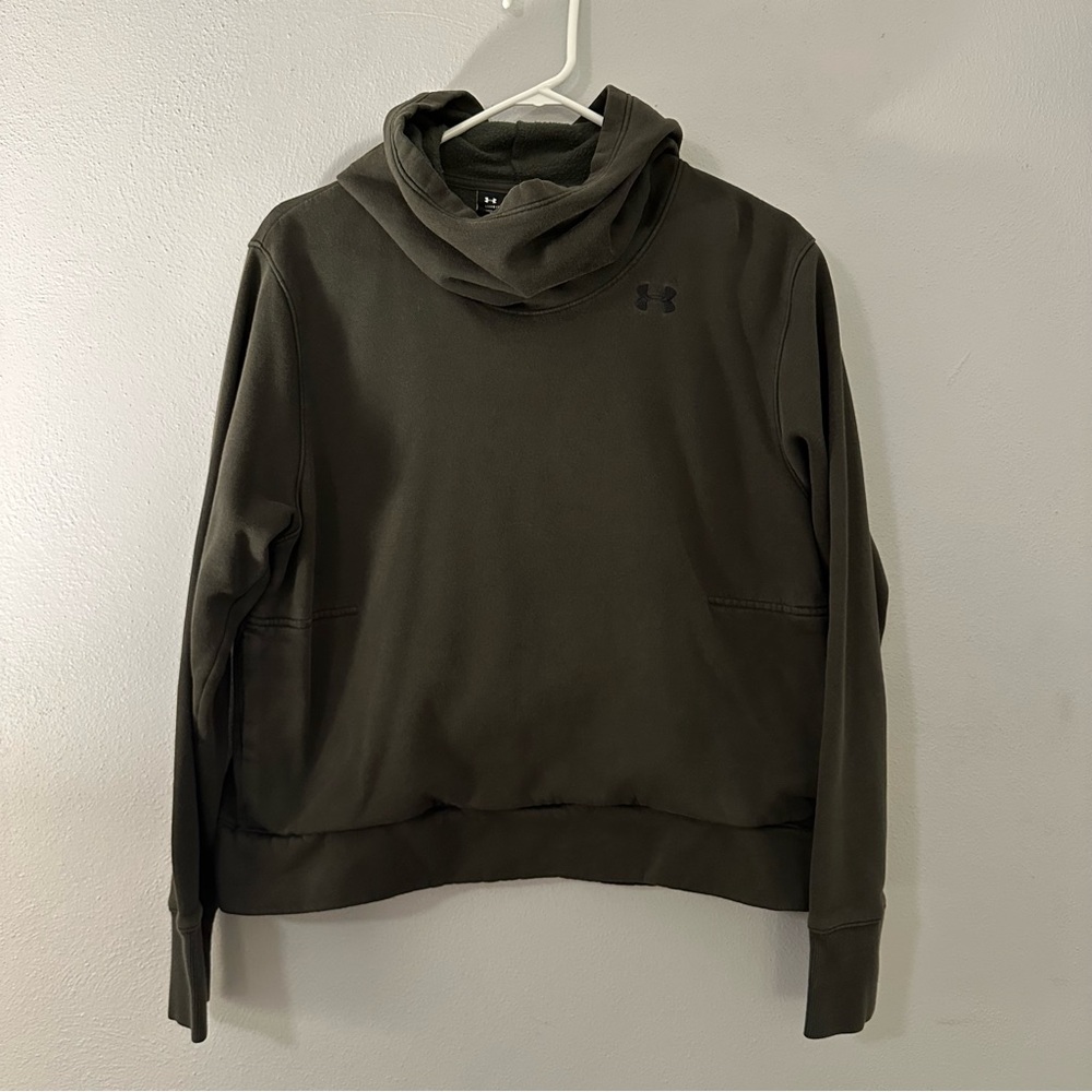 Under Armour Dark Green Cowl Neck Hoodie
